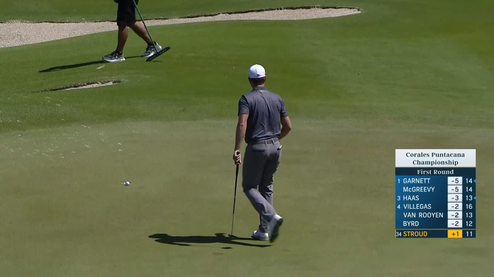 Chris Stroud settles for birdie with cliffhanger eagle putt at Corales Puntacana