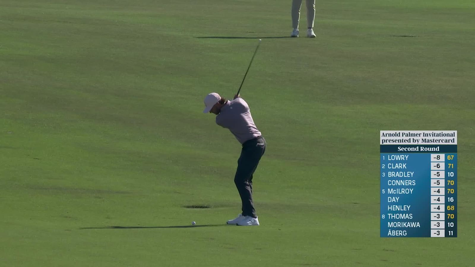 Max Homa nearly holes approach for eagle at Arnold Palmer Invitational