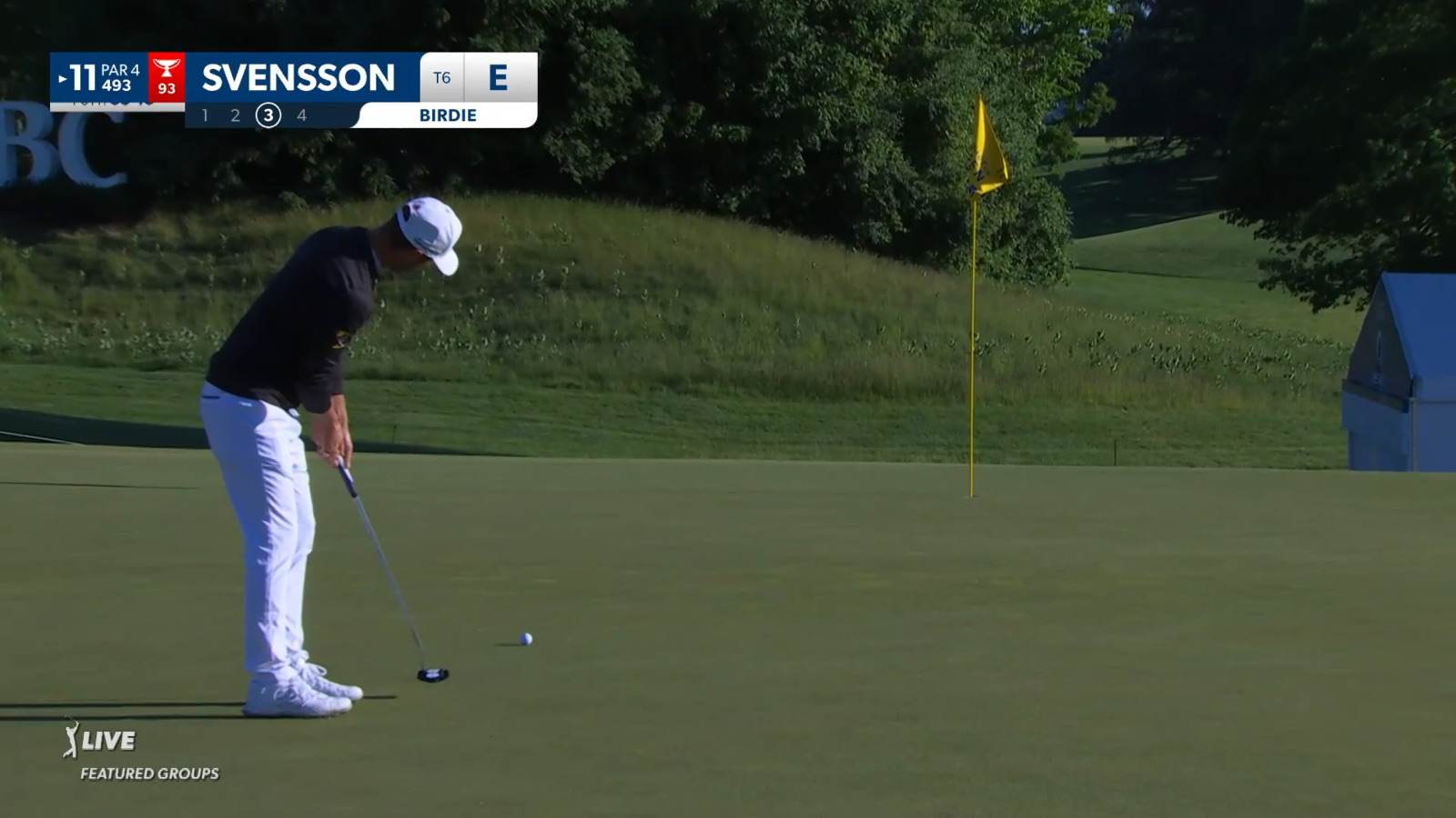 Adam Svensson sends in 35-footer for birdie at RBC Canadian