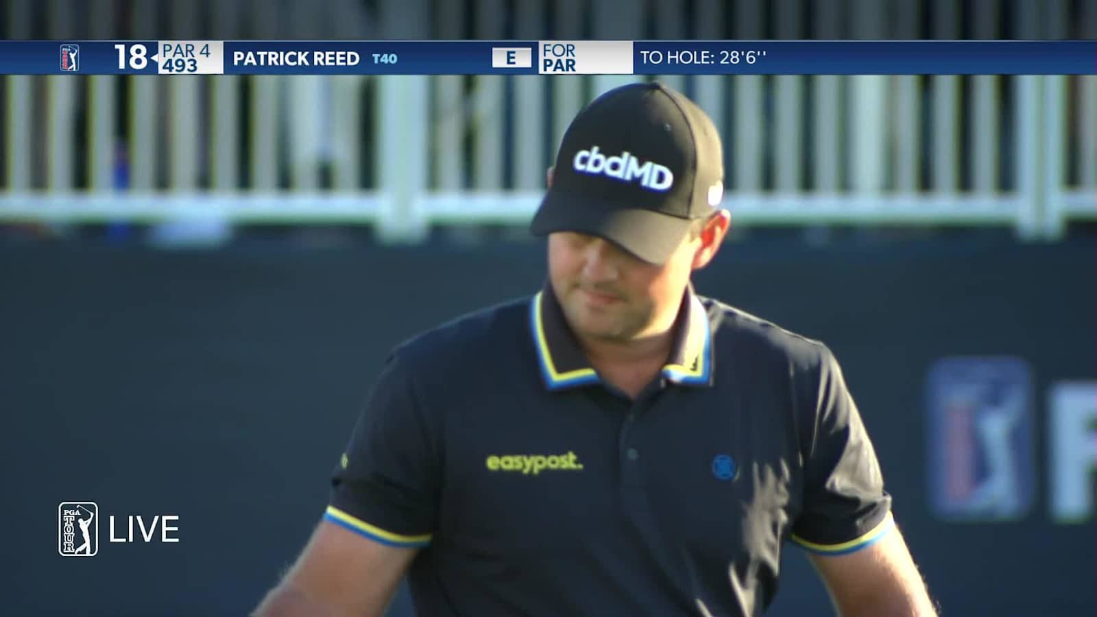 Patrick Reed’s 29-footer to save par at Houston Open