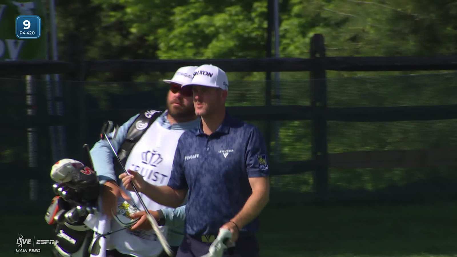 Taylor Pendrith makes birdie on No. 9 at Truist Championship