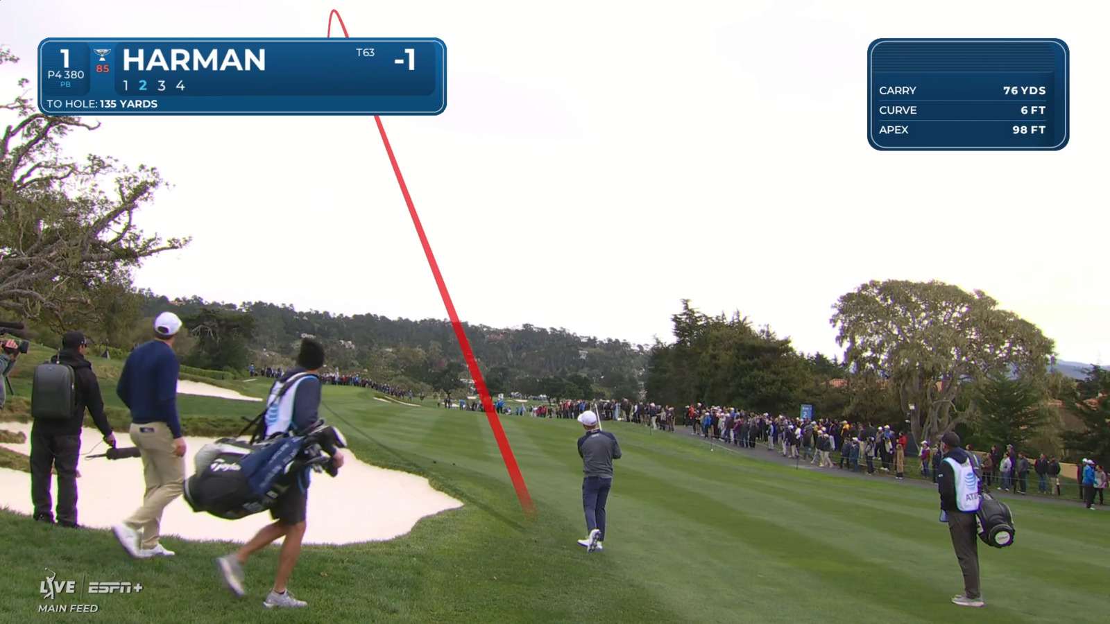 Brian Harman uses solid approach to set up birdie at AT&T Pebble Beach