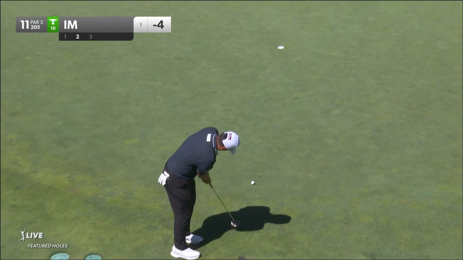 Sungjae Im curves in 18-foot birdie putt from fringe at BMW Championship