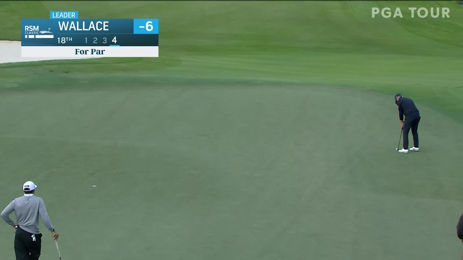 Matt Wallace sinks 30-footer to save par at The RSM Classic 