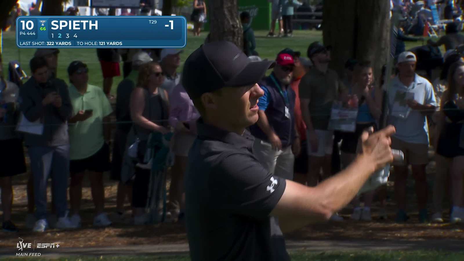 Jordan Spieth throws a dart and makes birdie at Valspar