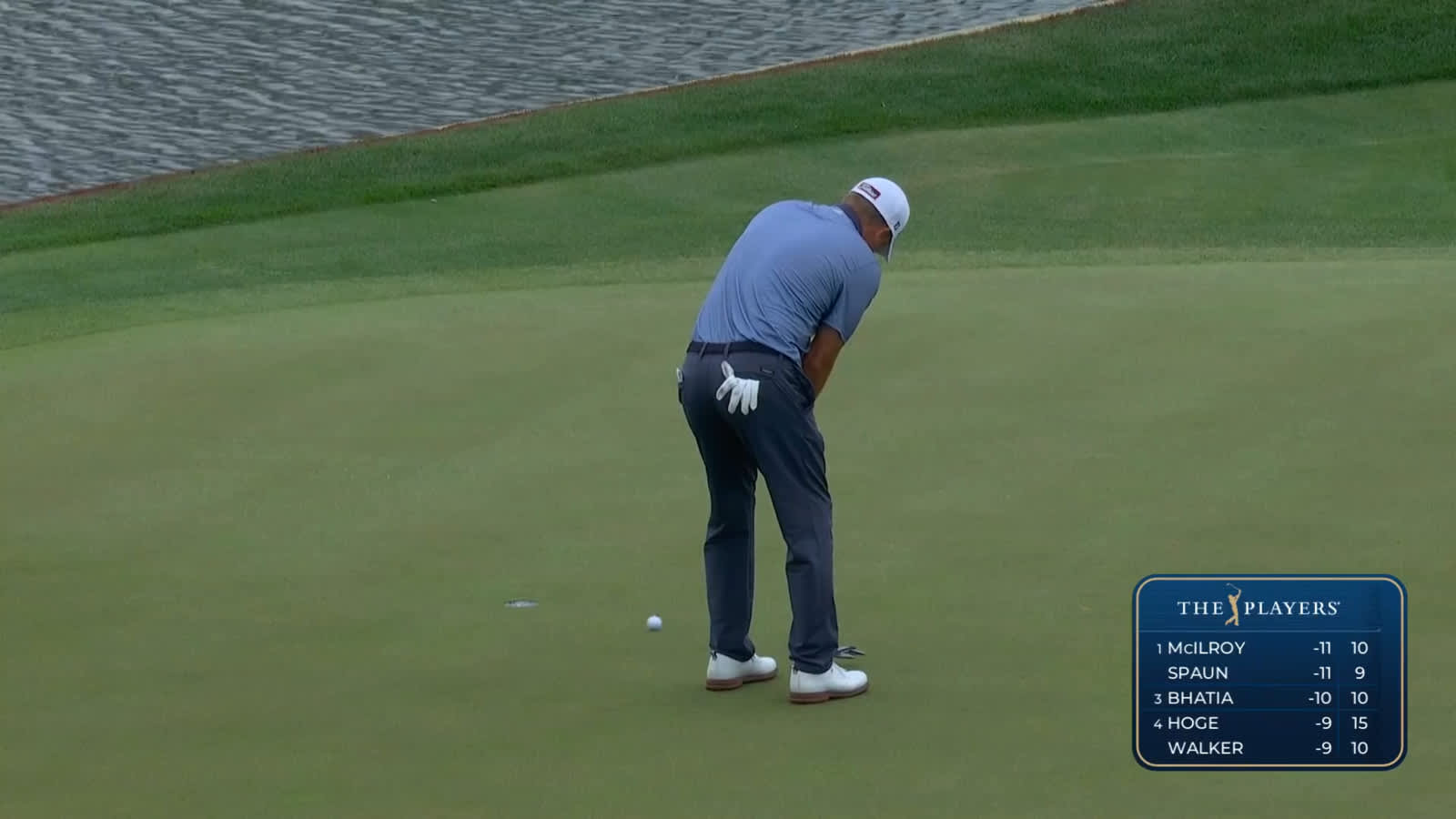 Tom Hoge converts birdie putt at THE PLAYERS