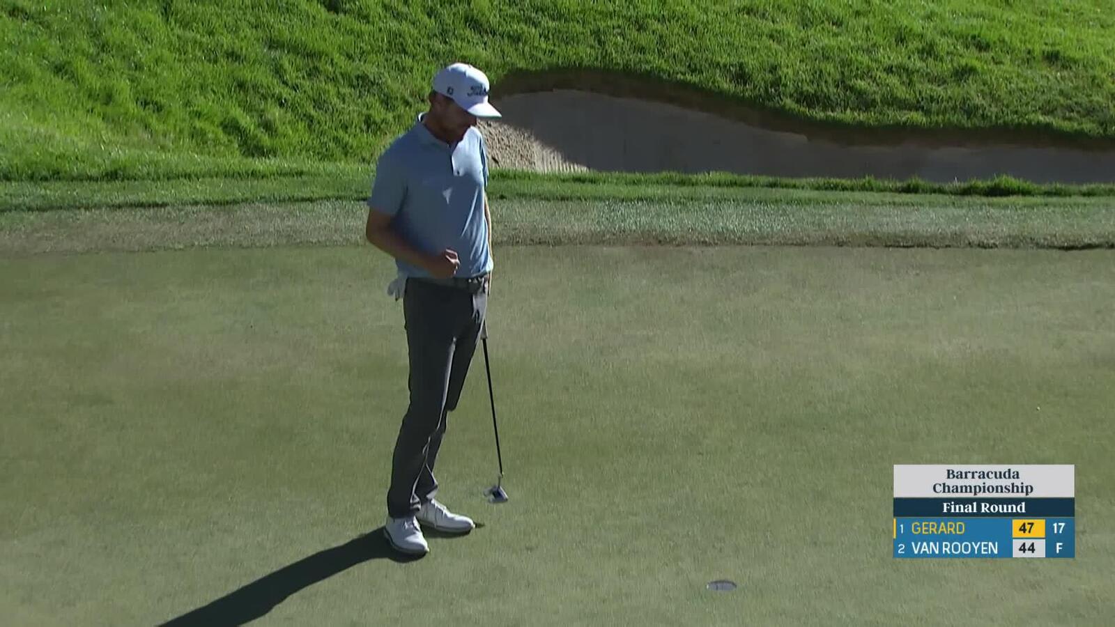 Ryan Gerard taps in to secure first win at Barracuda