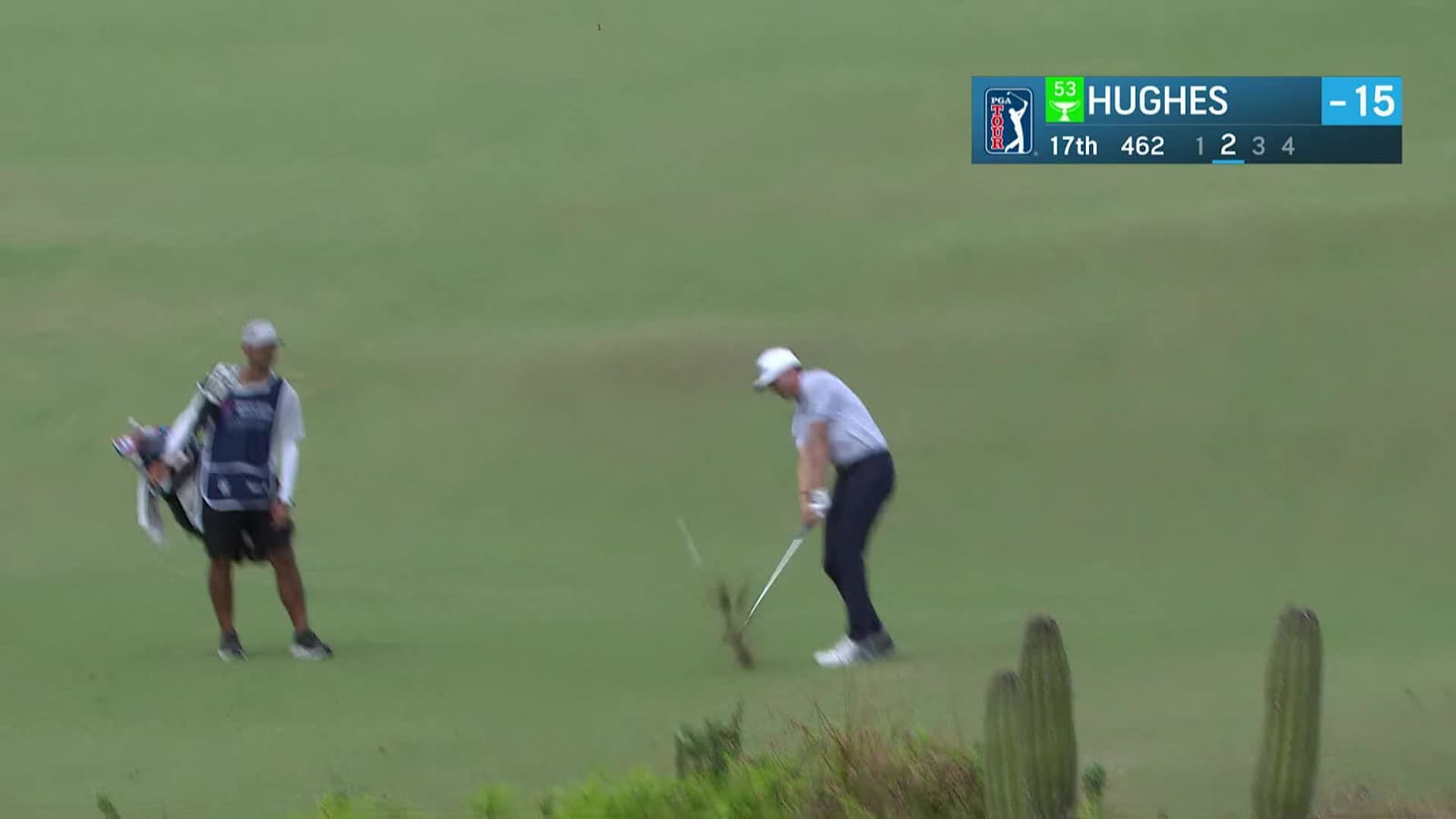 Mackenzie Hughes makes birdie on No. 17 at World Wide Technology