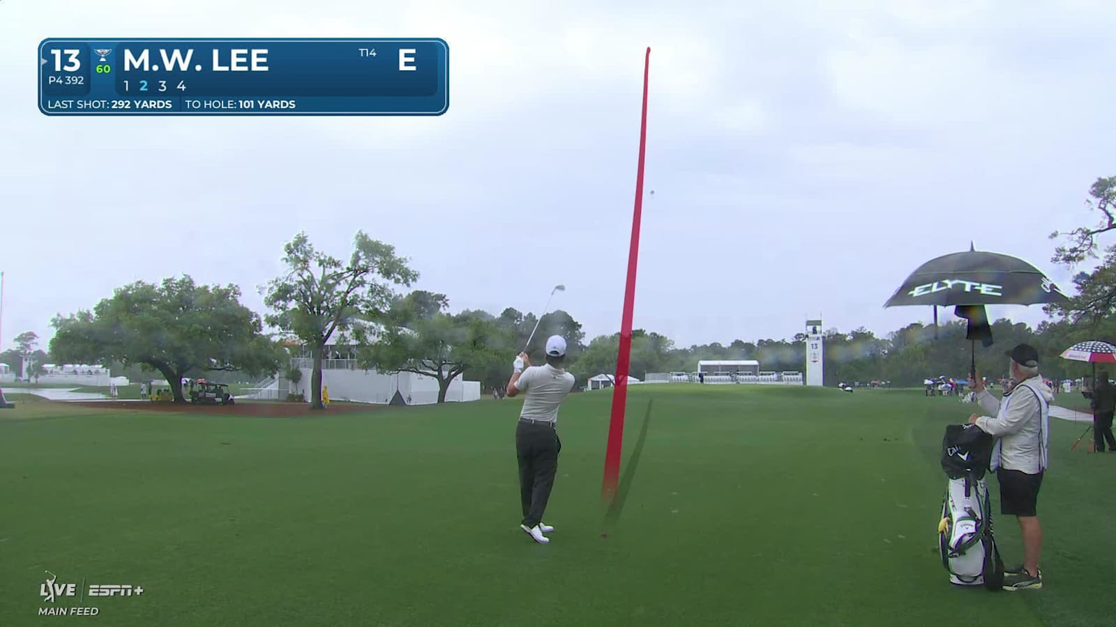 Min Woo Lee uses nice approach to set up birdie at Houston Open