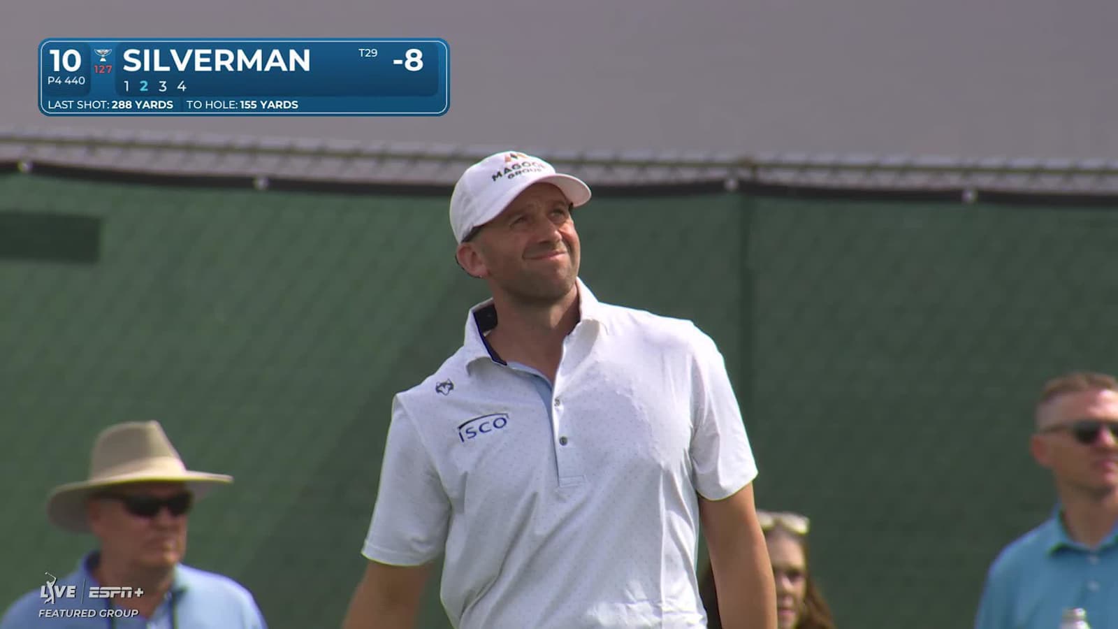 Ben Silverman's approach below the hole sets up birdie at WM Phoenix Open