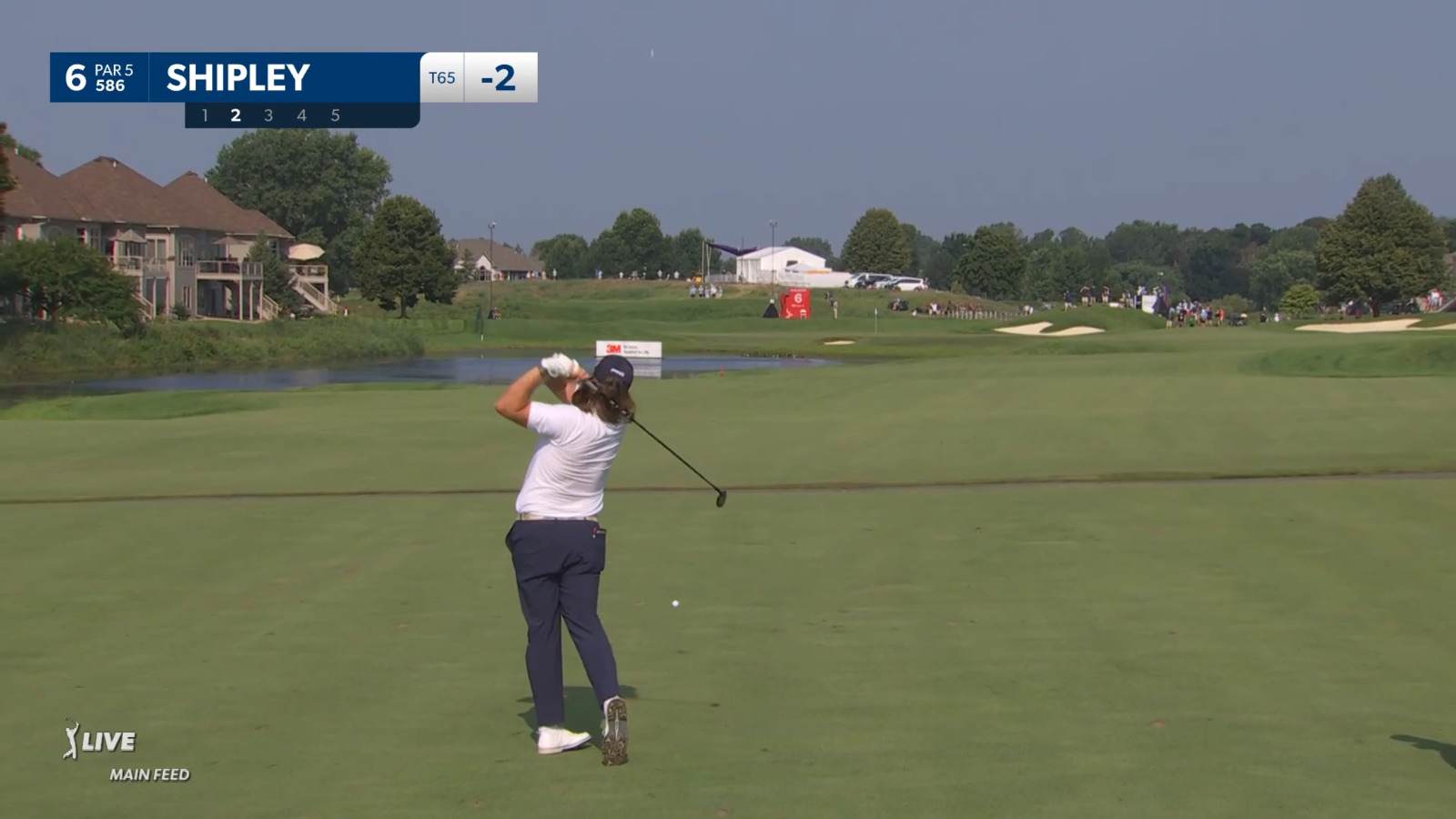 Neal Shipley gets up-and-down from rough for birdie at 3M Open