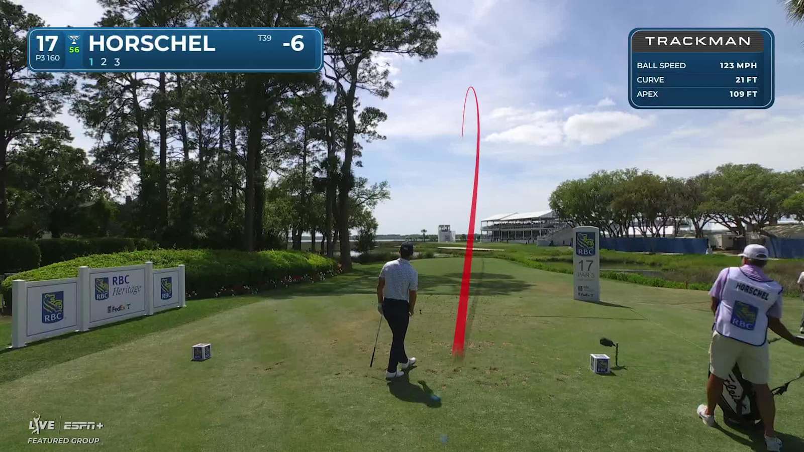 Billy Horschel nearly aces No. 17 at RBC Heritage