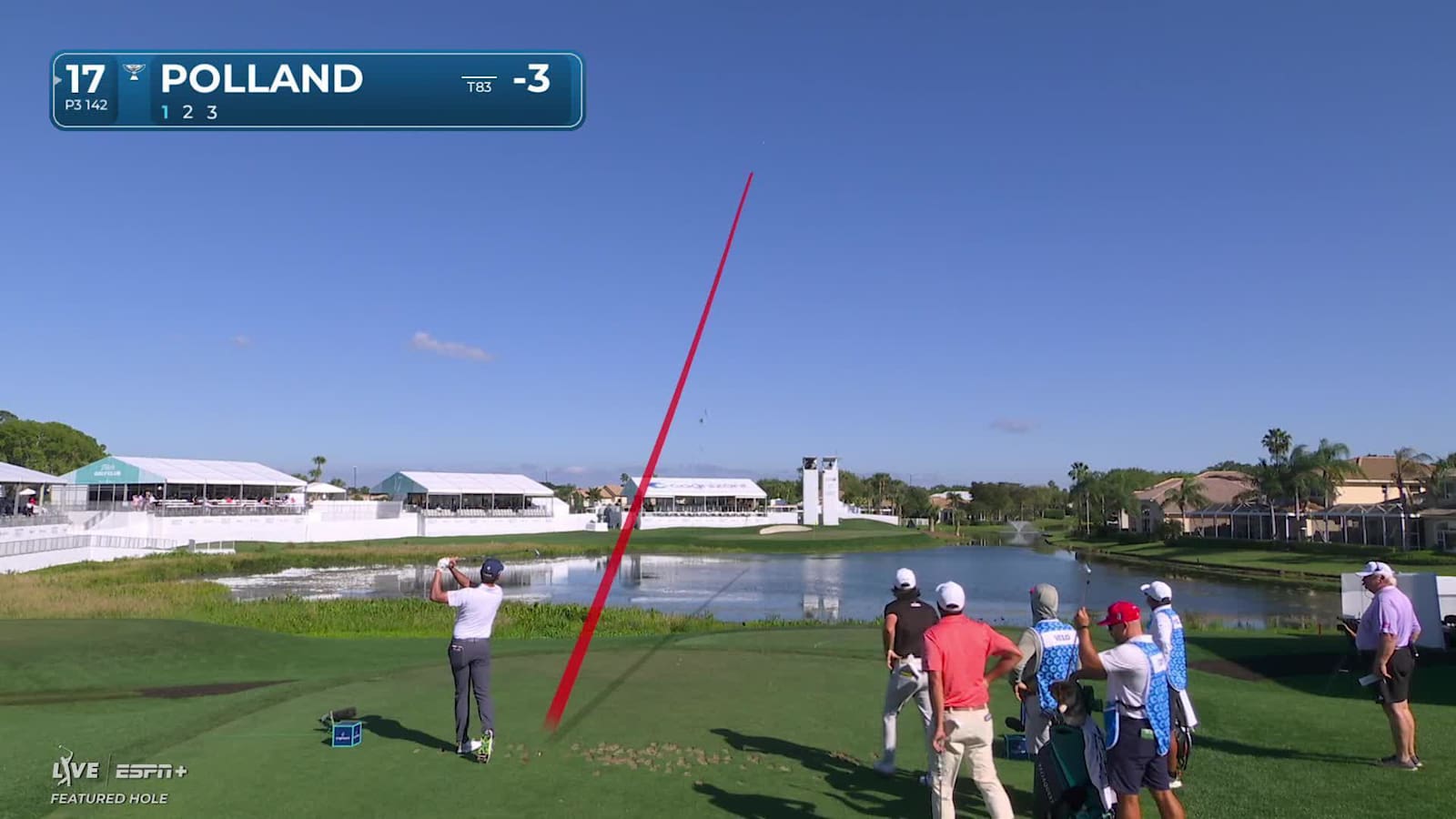 Ben Polland sticks tee shot and birdies at Cognizant Classic