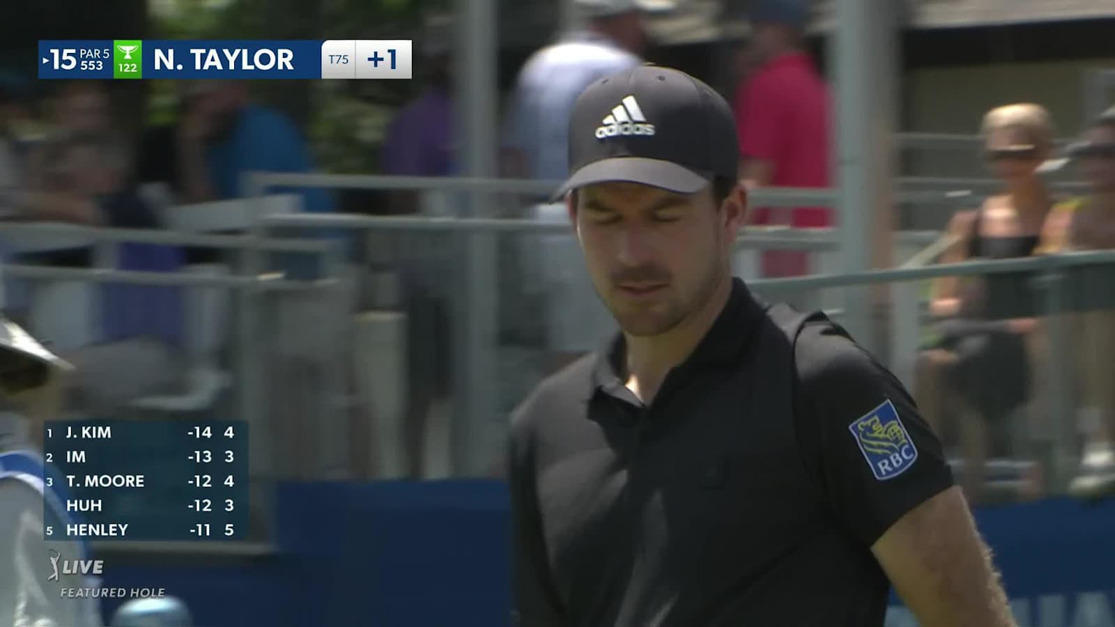 Nick Taylor makes birdie on No. 15 in Round 4 at Wyndham