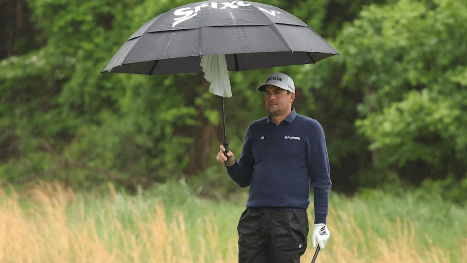 Keegan Bradley takes 54-hole lead in brutal conditions at Wells Fargo