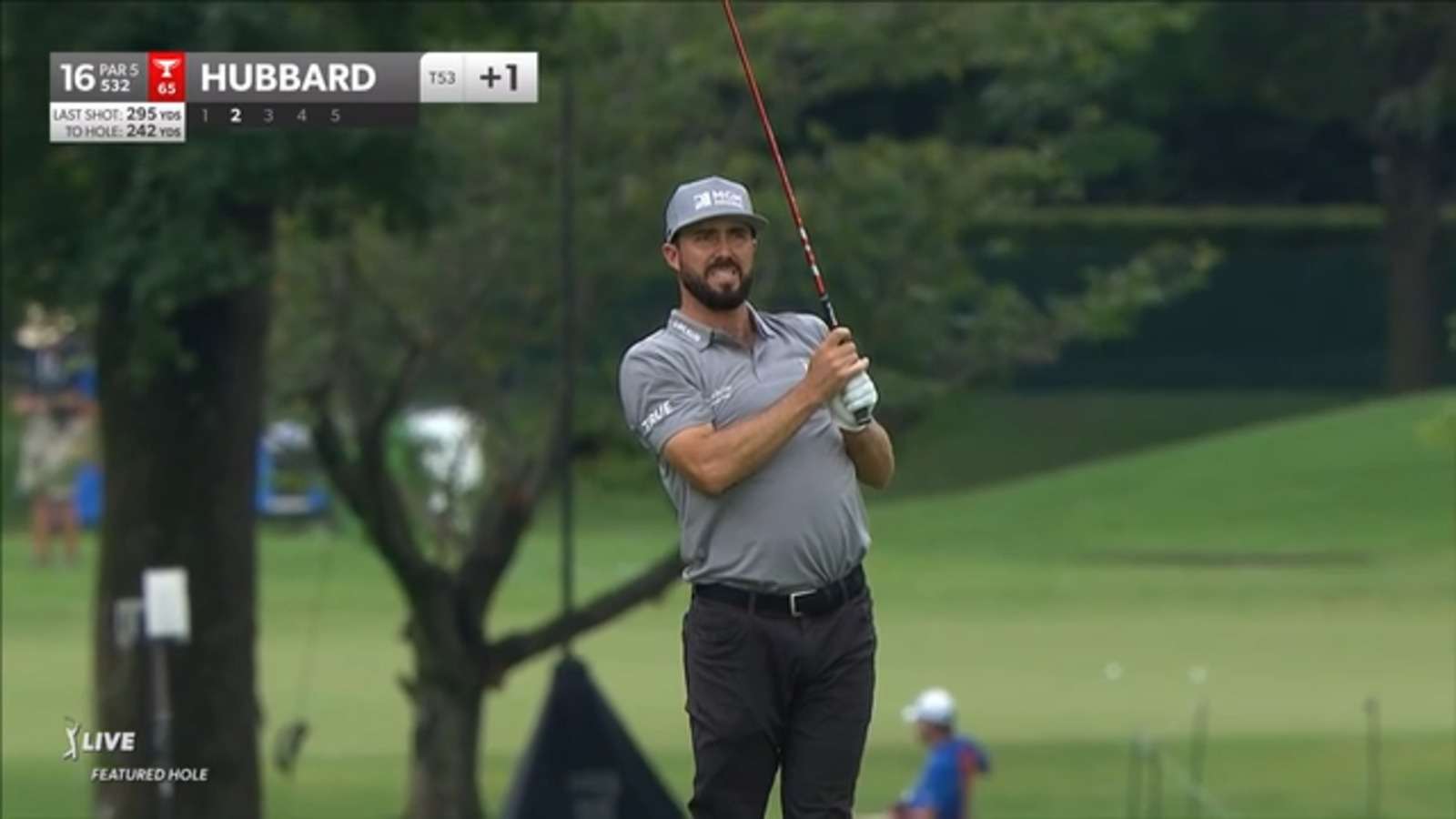 Mark Hubbard makes birdie on No. 16 at FedEx St. Jude