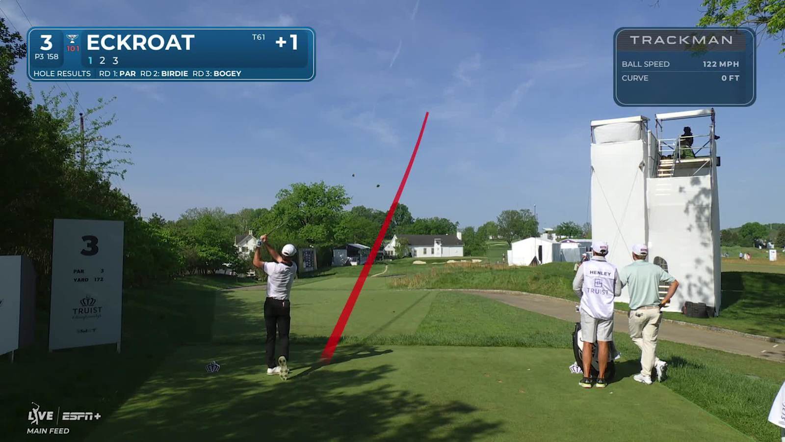 Austin Eckroat makes birdie on No. 3 at Truist Championship