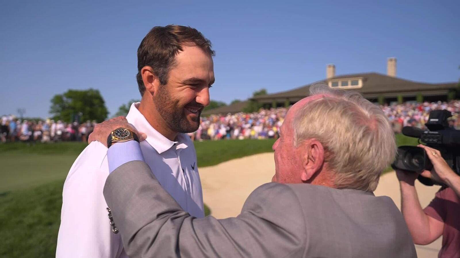 Scottie Scheffler pars 72nd hole to seal back-to-back wins at the Memorial