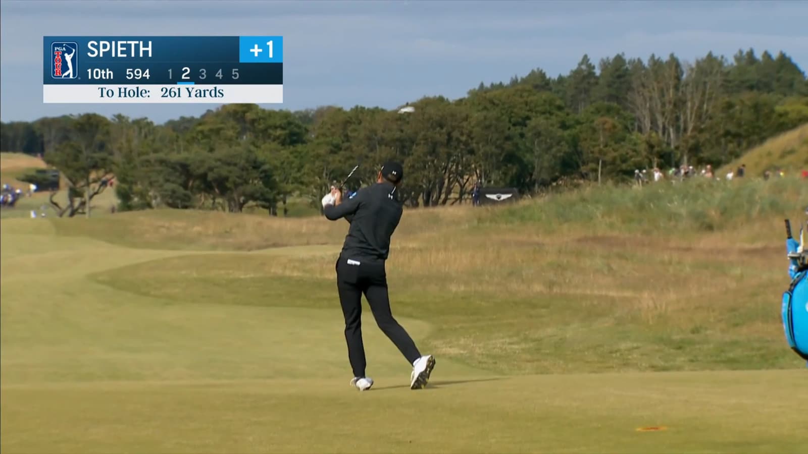 Jordan Spieth drains 11-footer for birdie at Genesis Scottish Open