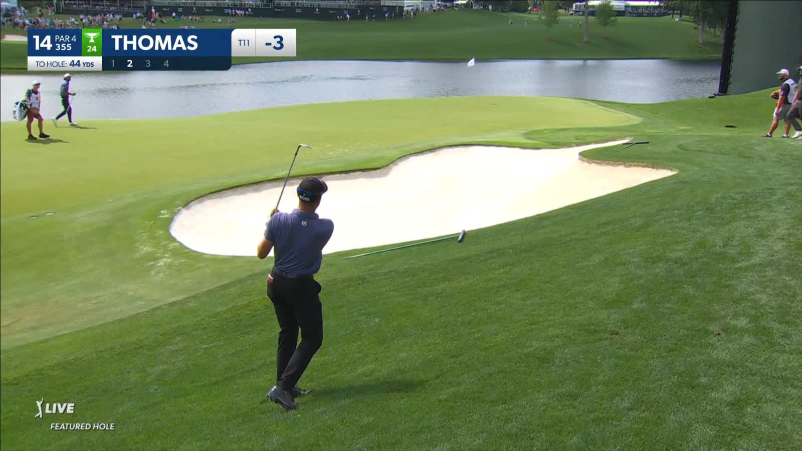 Justin Thomas uses crafty second to set up birdie at Wells Fargo