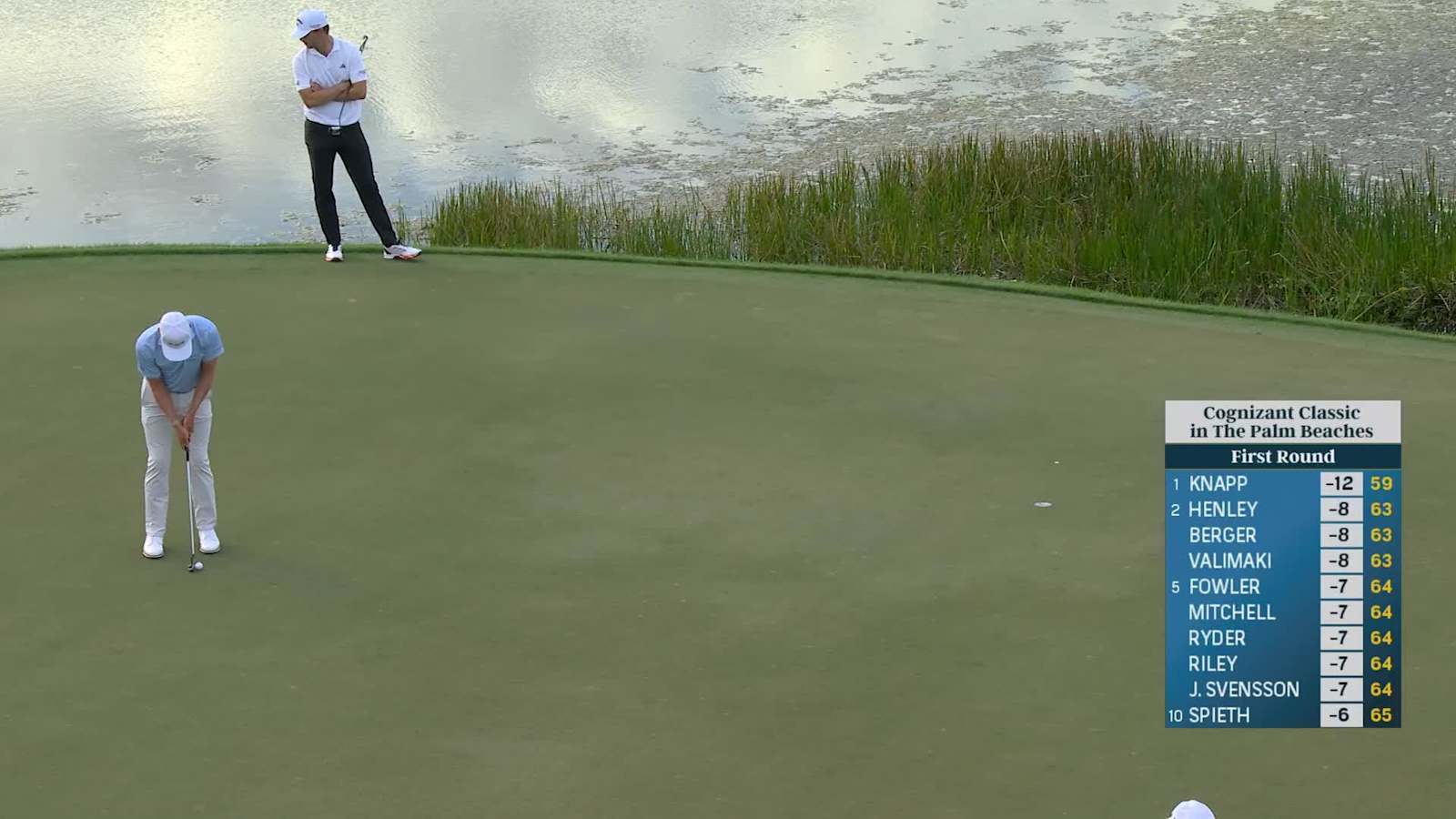 Ben Griffin's pin-high tee shot and birdie at Cognizant Classic