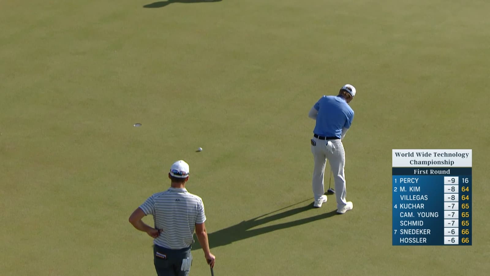 Austin Cook sinks birdie putt at World Wide Technology