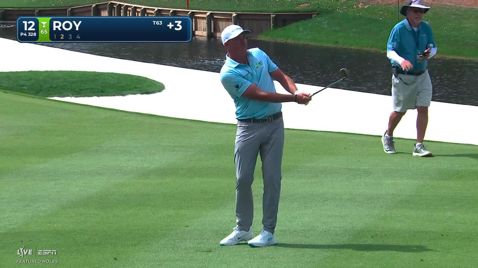 Kevin Roy sinks 7-foot birdie putt on No. 12 at THE PLAYERS