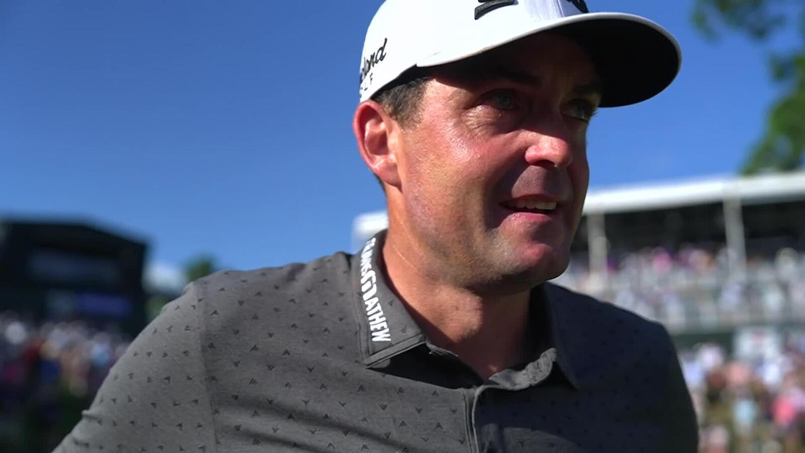 Keegan Bradley's interview after winning Travelers