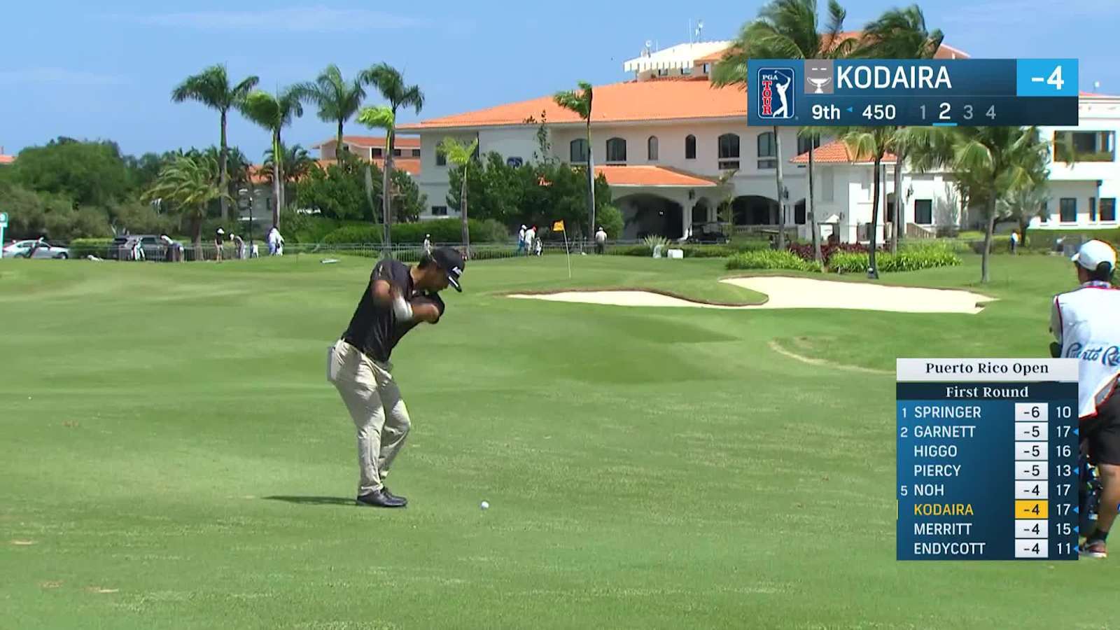 Satoshi Kodaira hunts flagstick and birdies at Puerto Rico