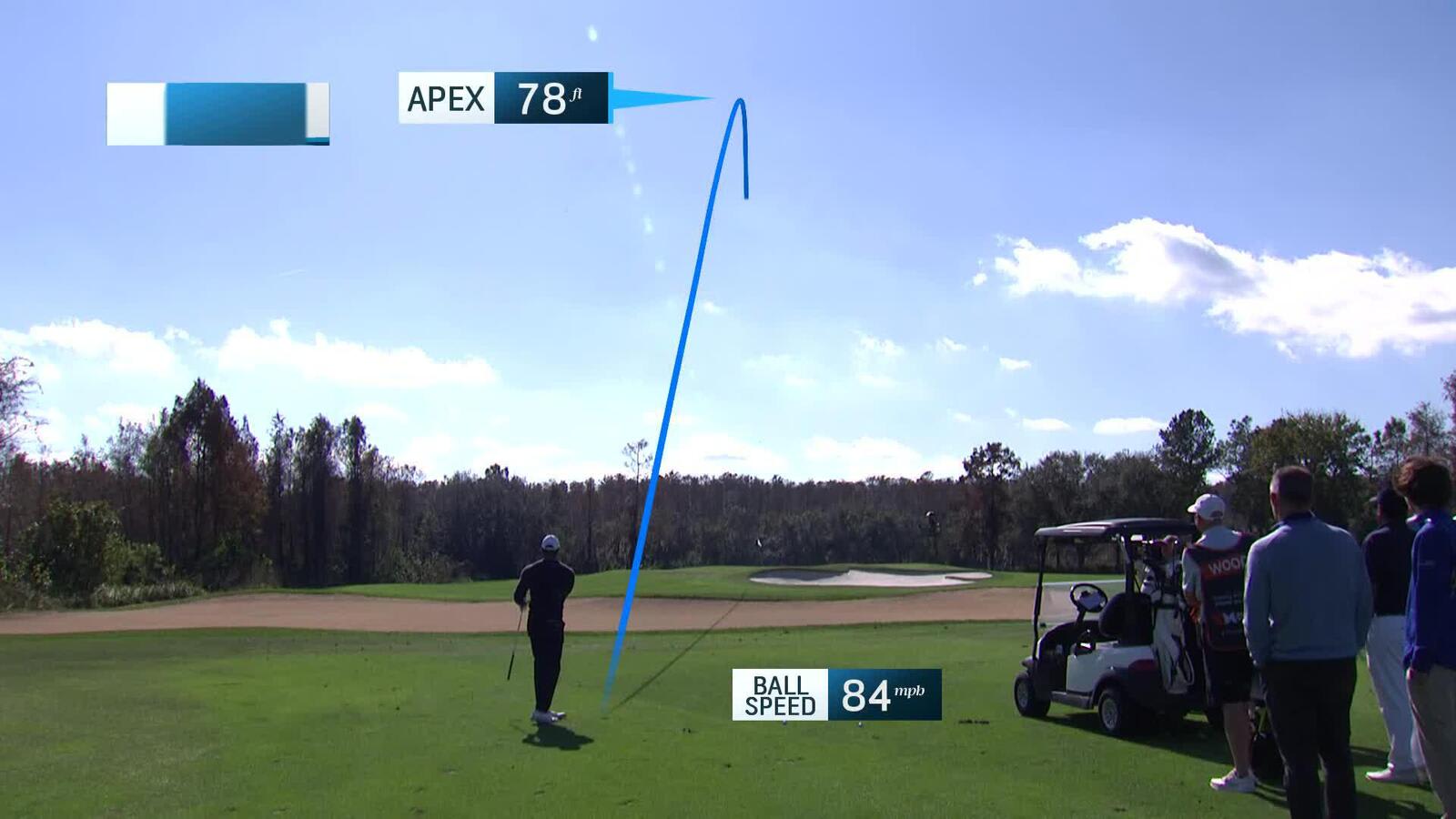 Tiger Woods dials in wedge to set up birdie at PNC Championship pro-am