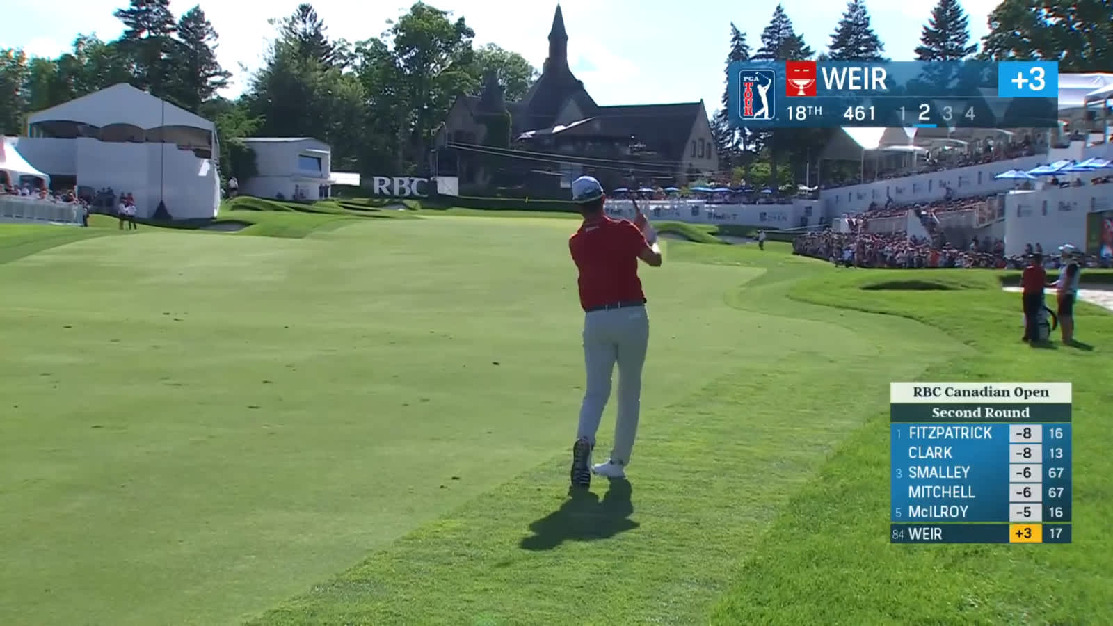 Mike Weir dials in approach to set up birdie at RBC Canadian