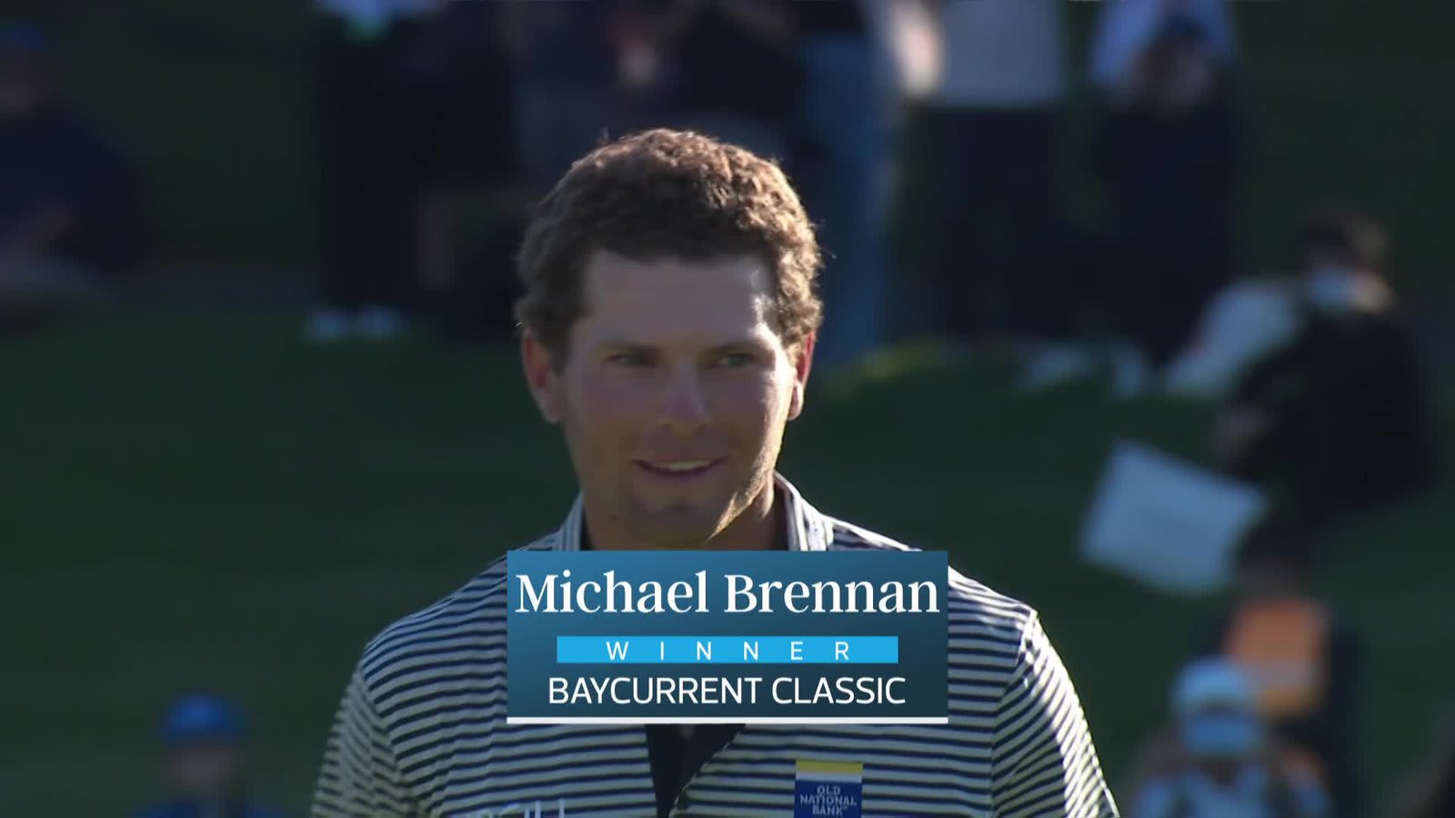 Michael Brennan taps in to win at Baycurrent
