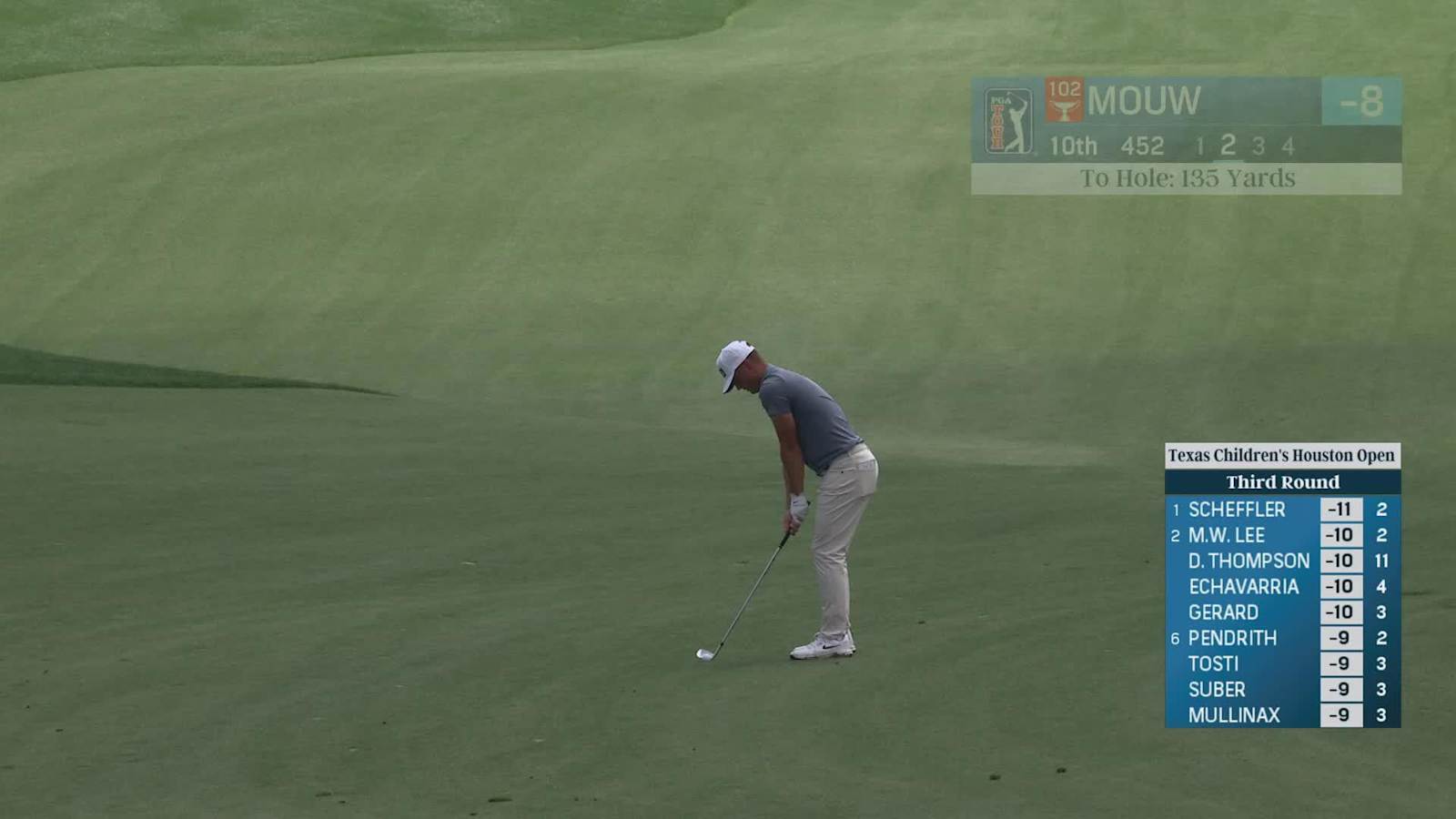 William Mouw spins second and birdies at Houston Open