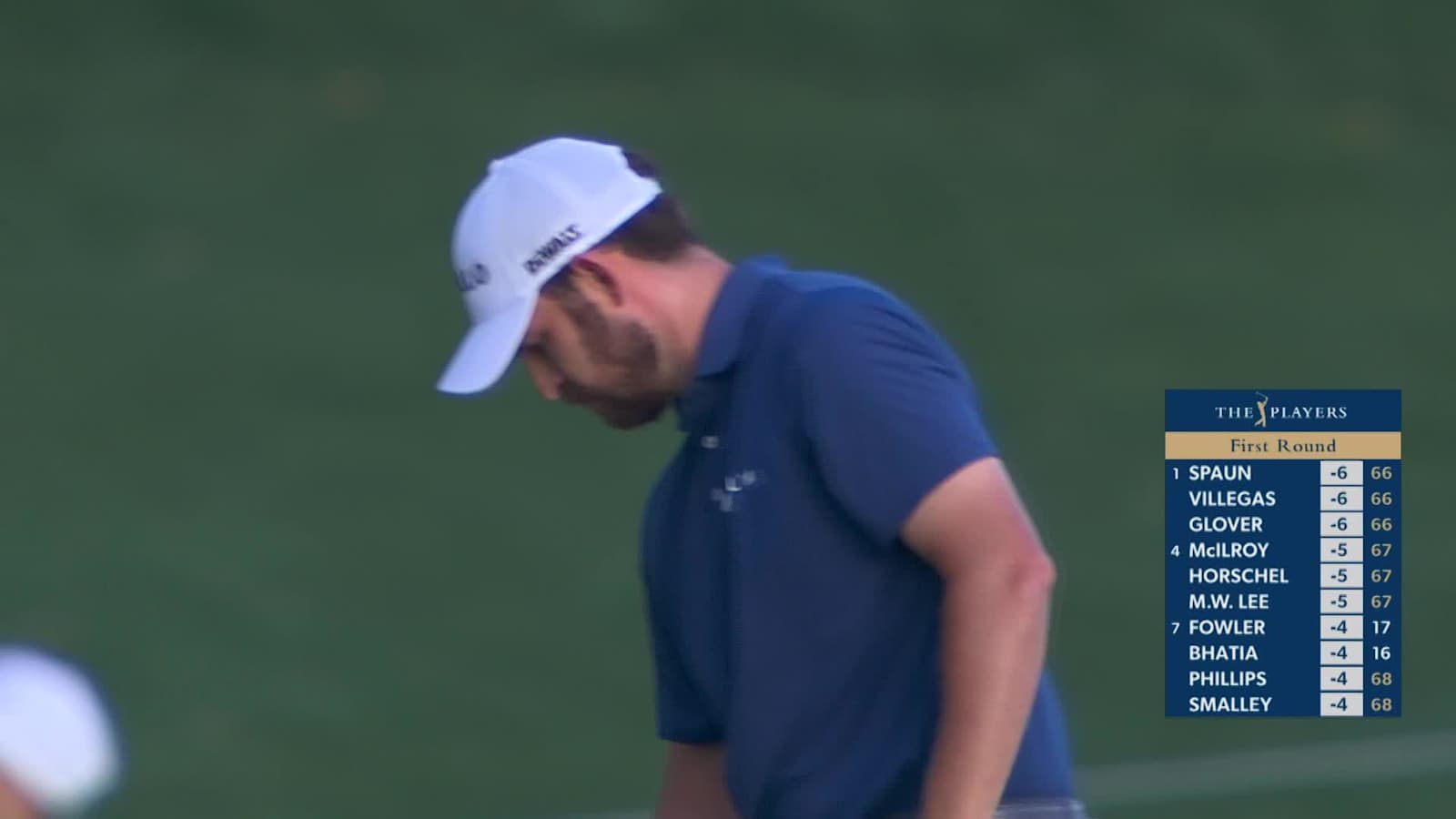 Patrick Cantlay makes birdie on No. 18 at THE PLAYERS