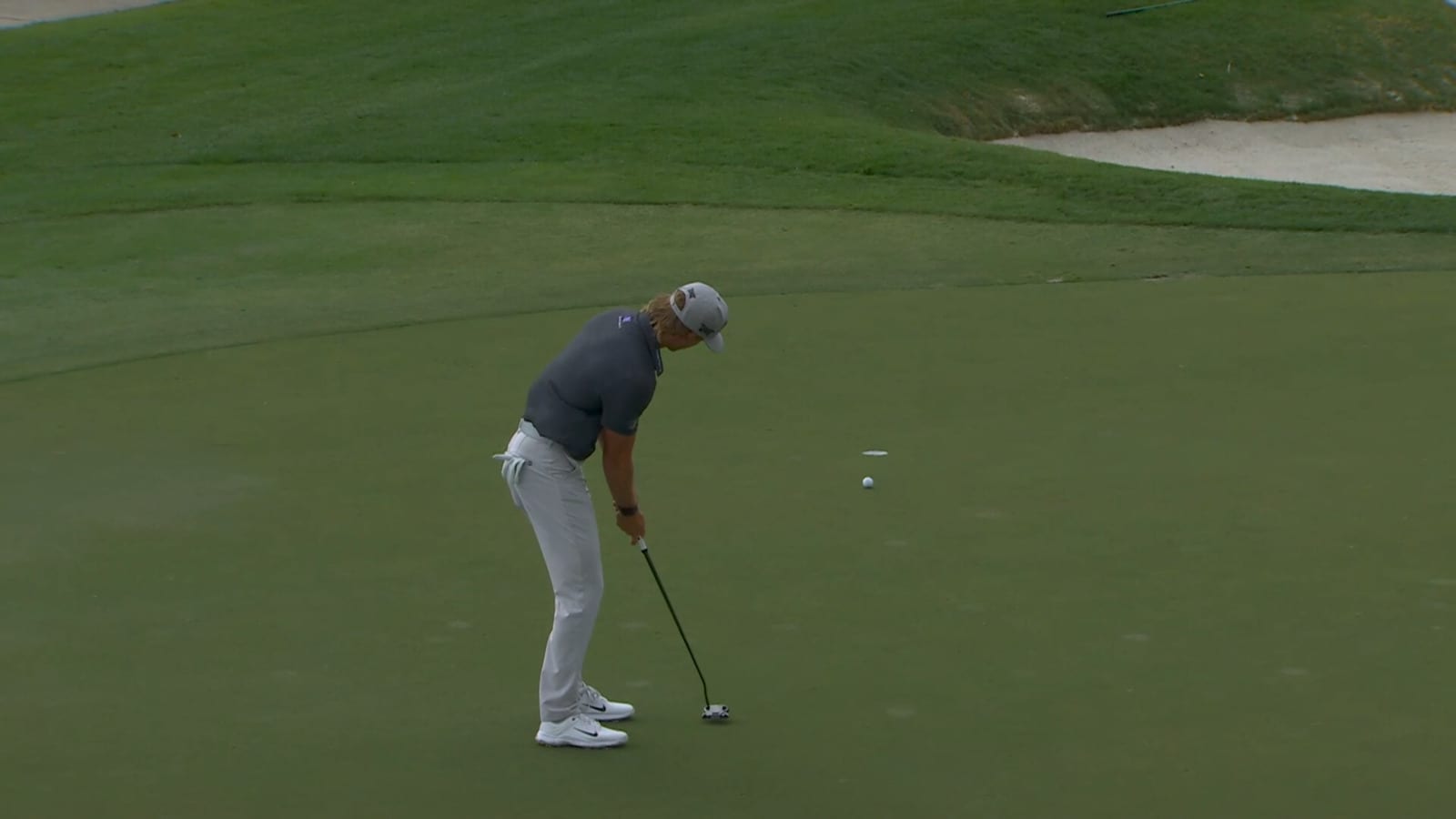 Jake Knapp sends in 16-footer for birdie at Cognizant Classic