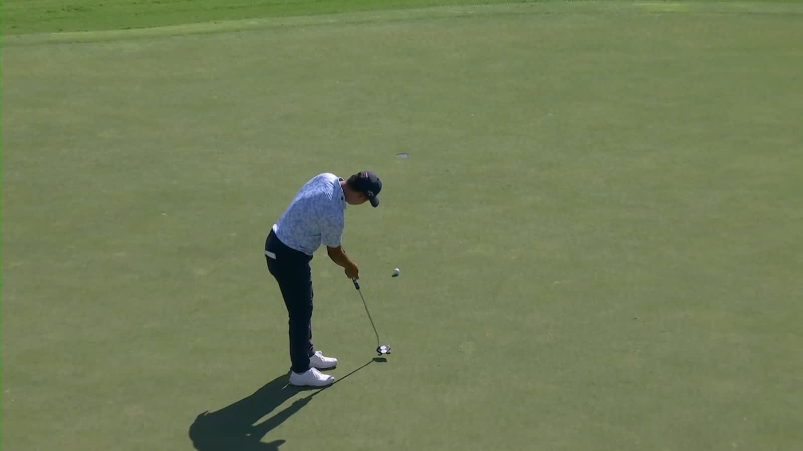 Si Woo Kim makes third-consecutive birdie on No. 9 at FedEx St. Jude
