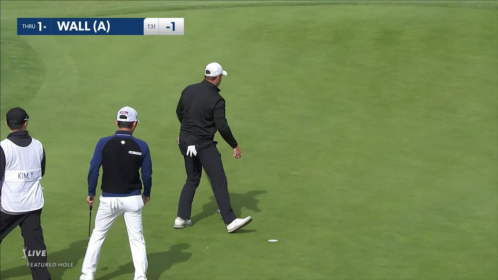 Jack Wall makes birdie on No. 10 at Genesis