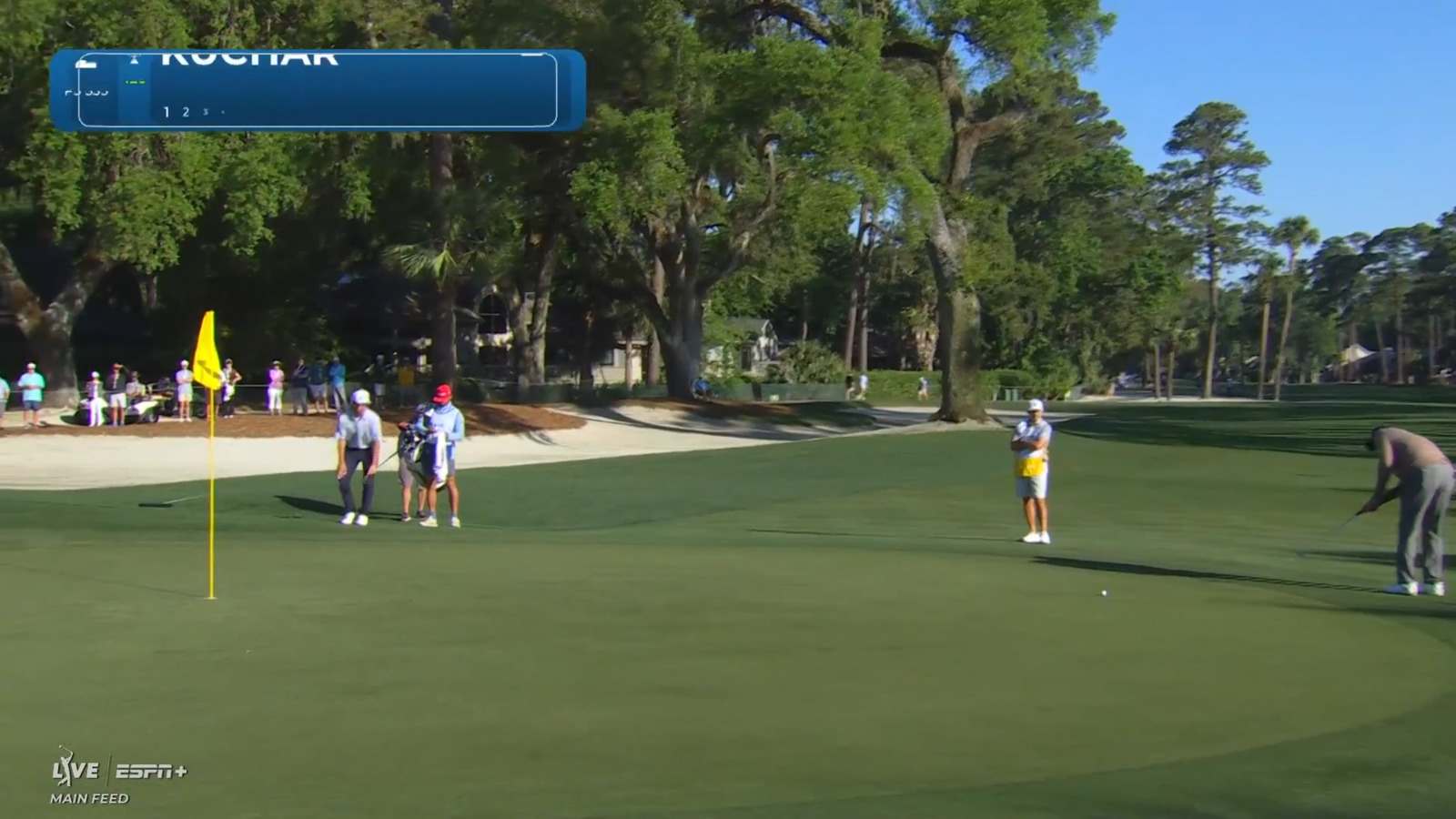 Matt Kuchar's putt from off green sets up birdie at RBC Heritage
