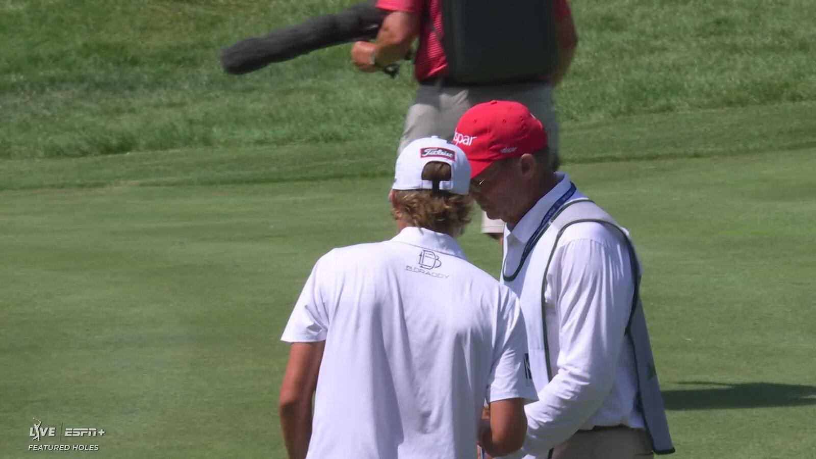 Carson Young makes birdie on No. 14 at John Deere
