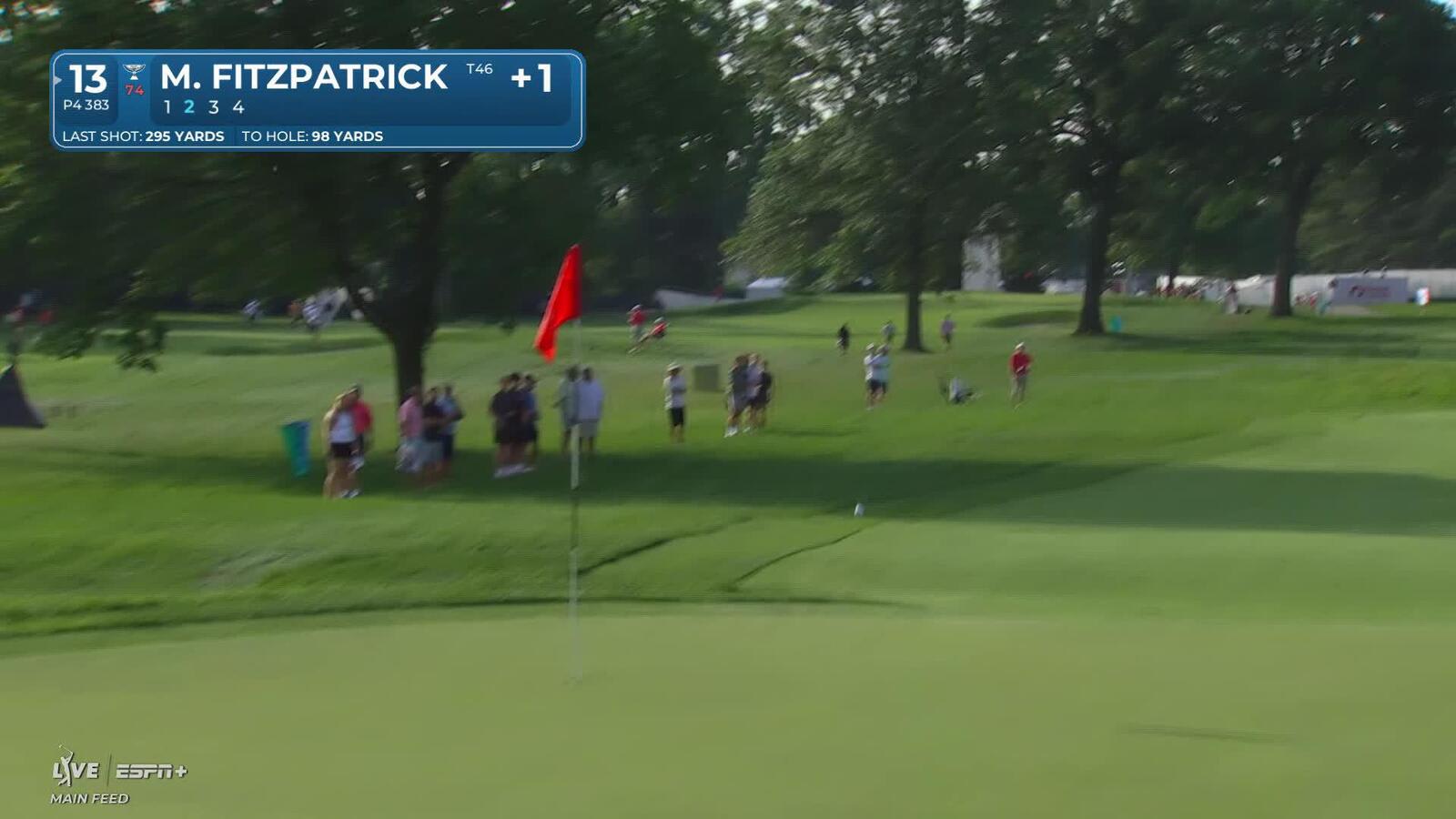 Matt Fitzpatrick makes birdie on No. 13 at Rocket Classic