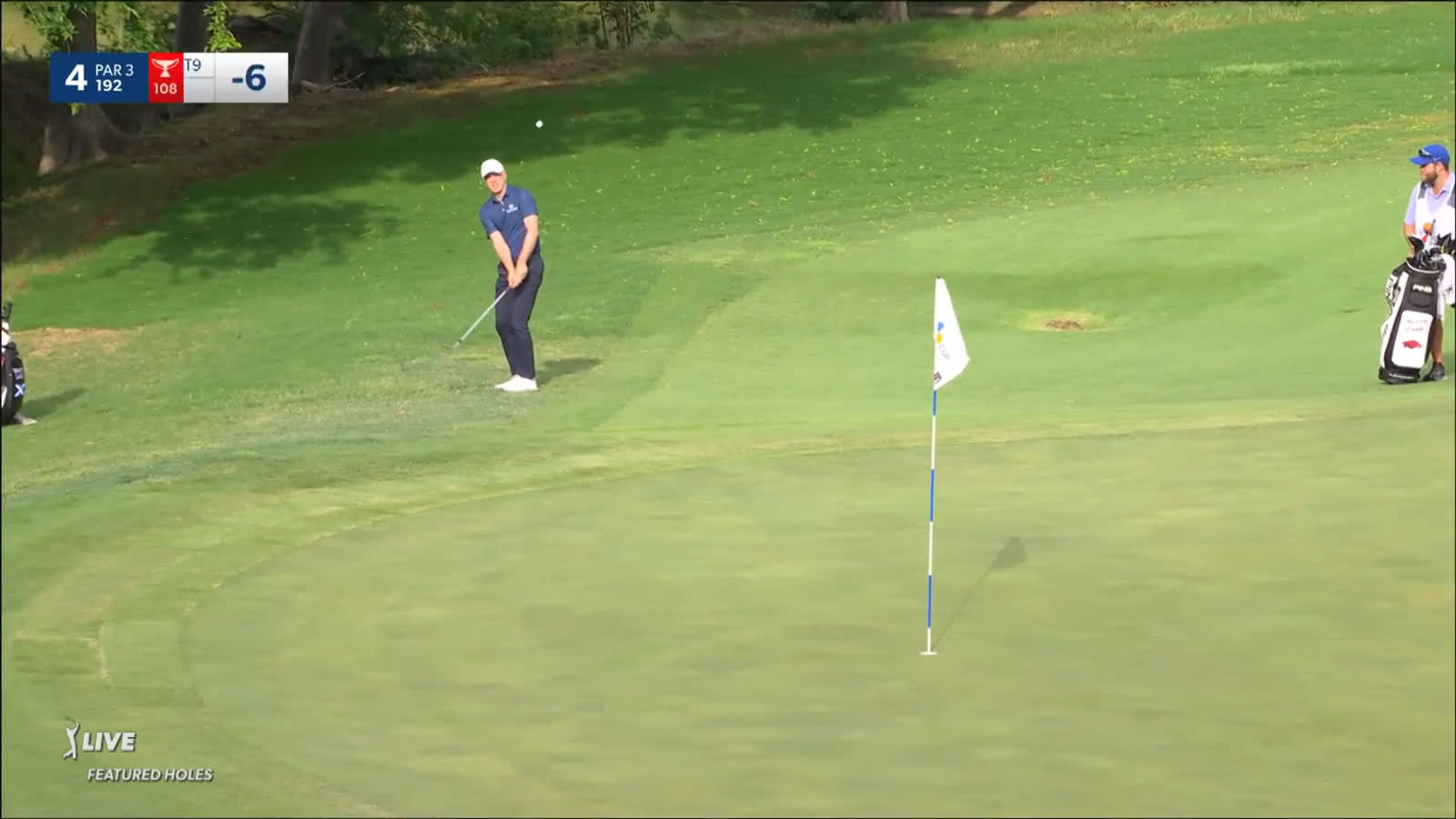 Martin Laird chips in for birdie at CJ CUP Byron Nelson