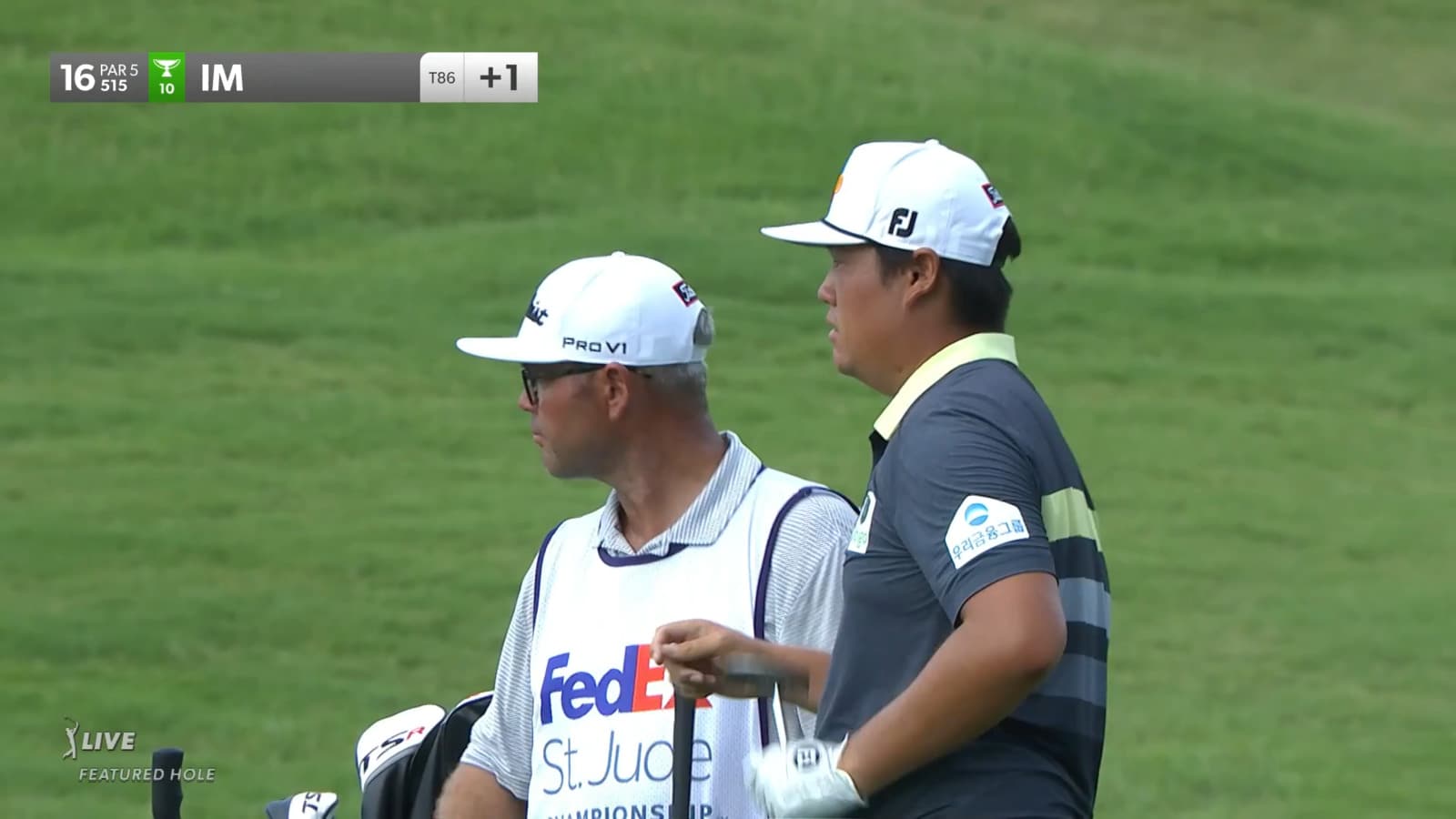 Sungjae Im chips tight to yield downhill birdie putt at FedEx St. Jude Champ