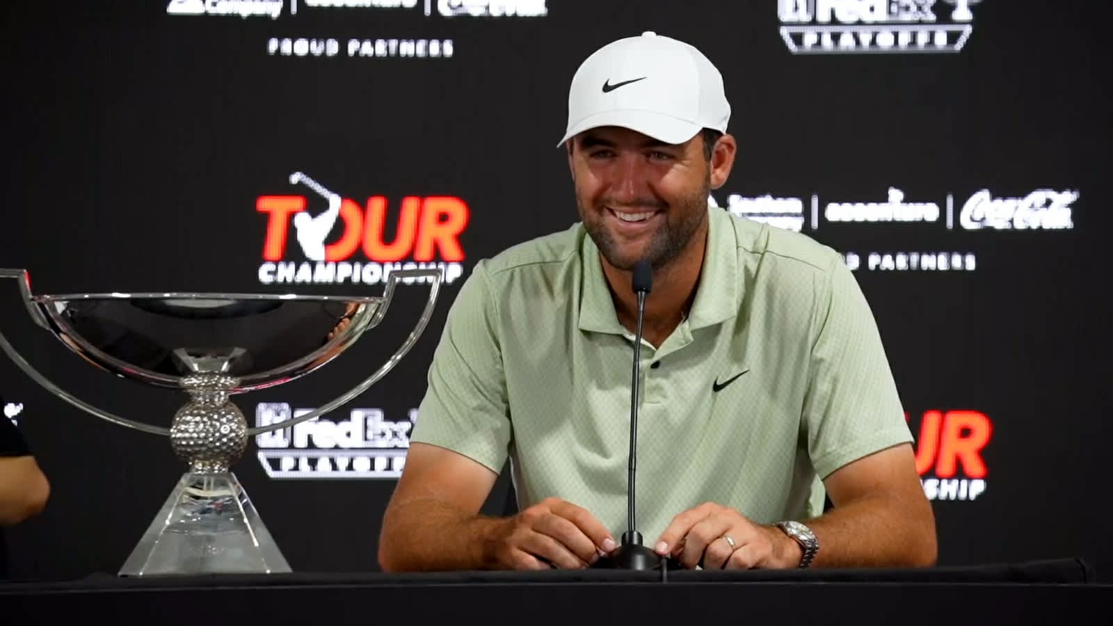 Scottie Scheffler’s news conference after winning FedExCup and TOUR Championship