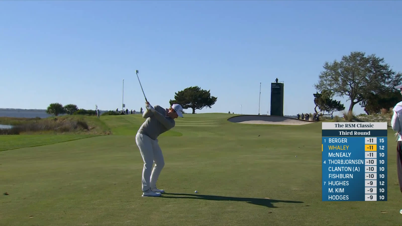 Vince Whaley goes pin seeking at The RSM Classic