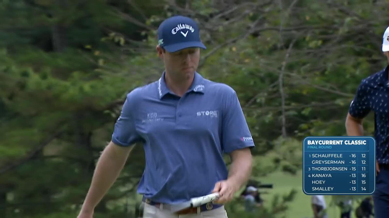 Max Greyserman hits 160-yard approach to 12 feet, sets up birdie on No. 12 at Baycurrent