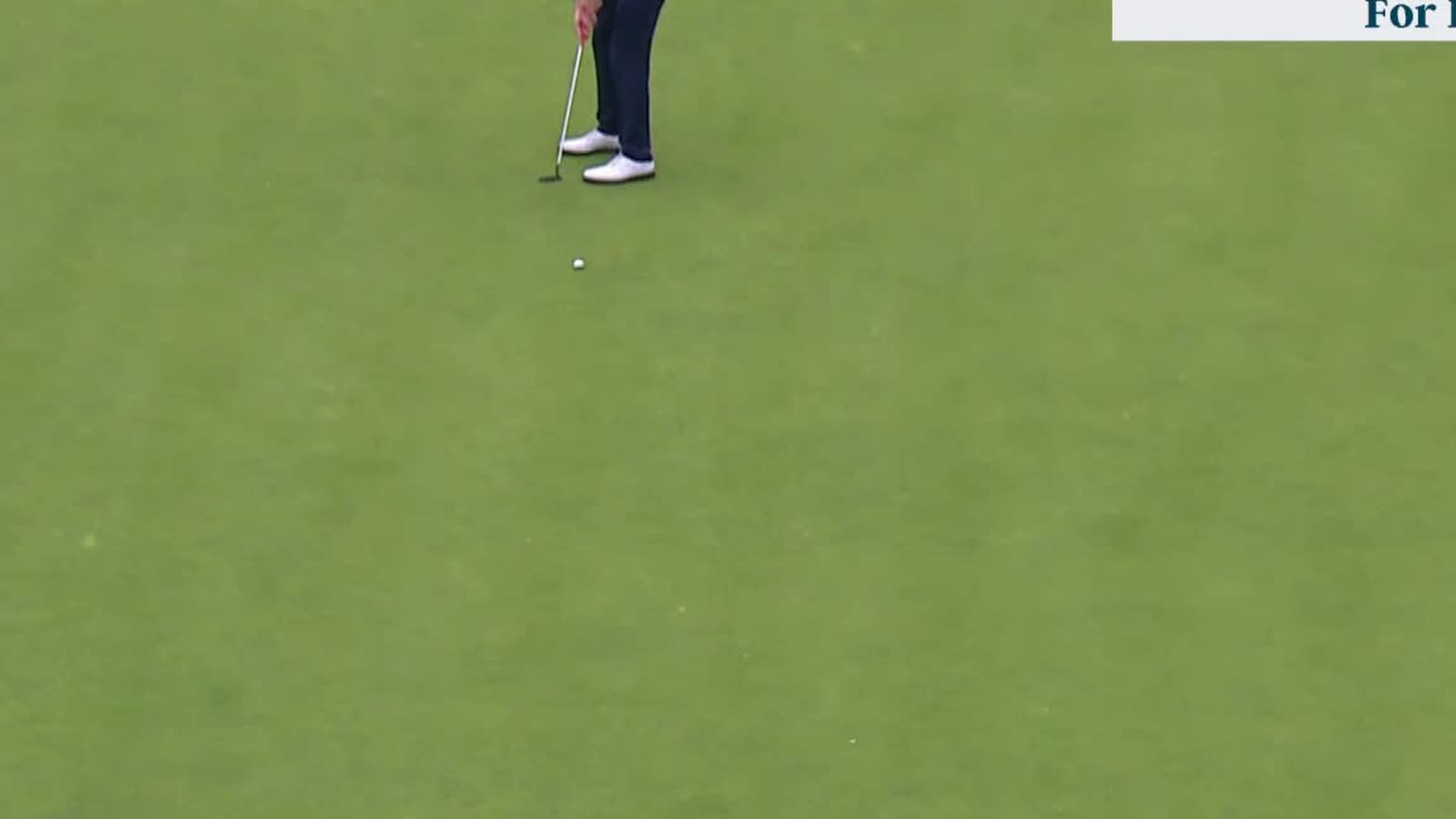 Shawn Stefani sinks a 24-foot birdie on No. 18 at Genesis Open