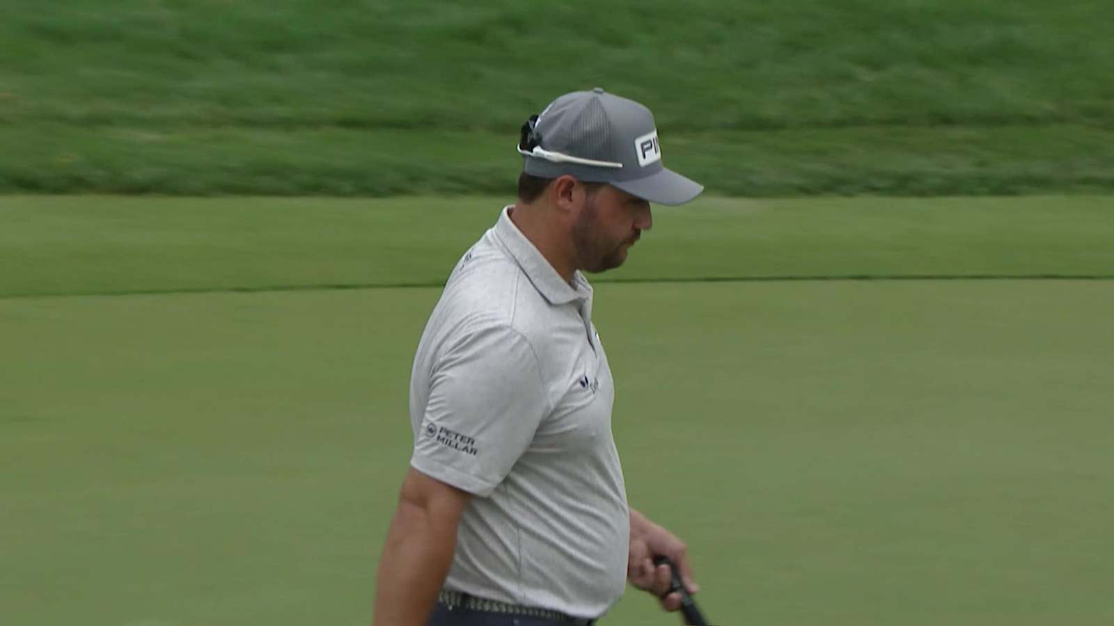 Thriston Lawrence makes birdie putt at Myrtle Beach