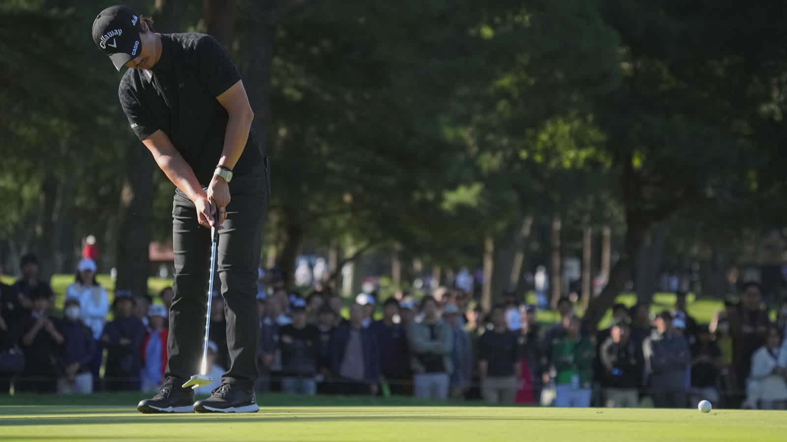 Ryo Ishikawa's 70-footer for birdie is the Shot of the Day