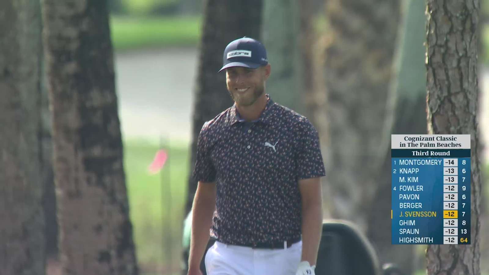 Jesper Svensson's great approach sets up birdie at Cognizant Classic