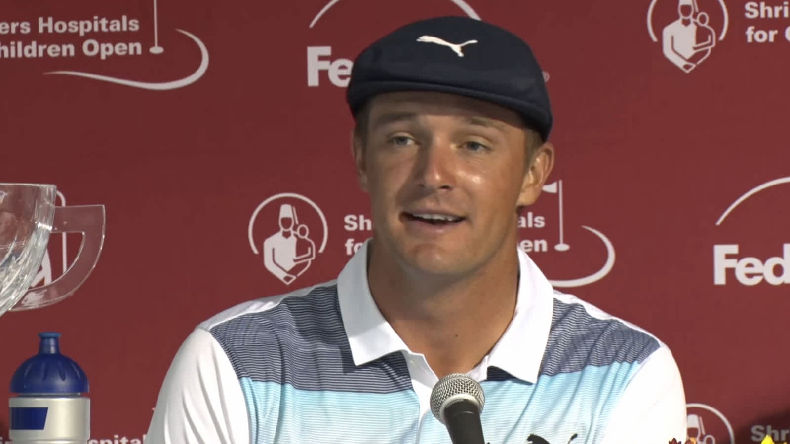 Bryson DeChambeau news conference after winning Shriners